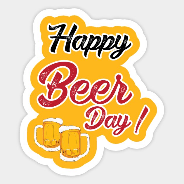 happy beer day Sticker by hierrochulo